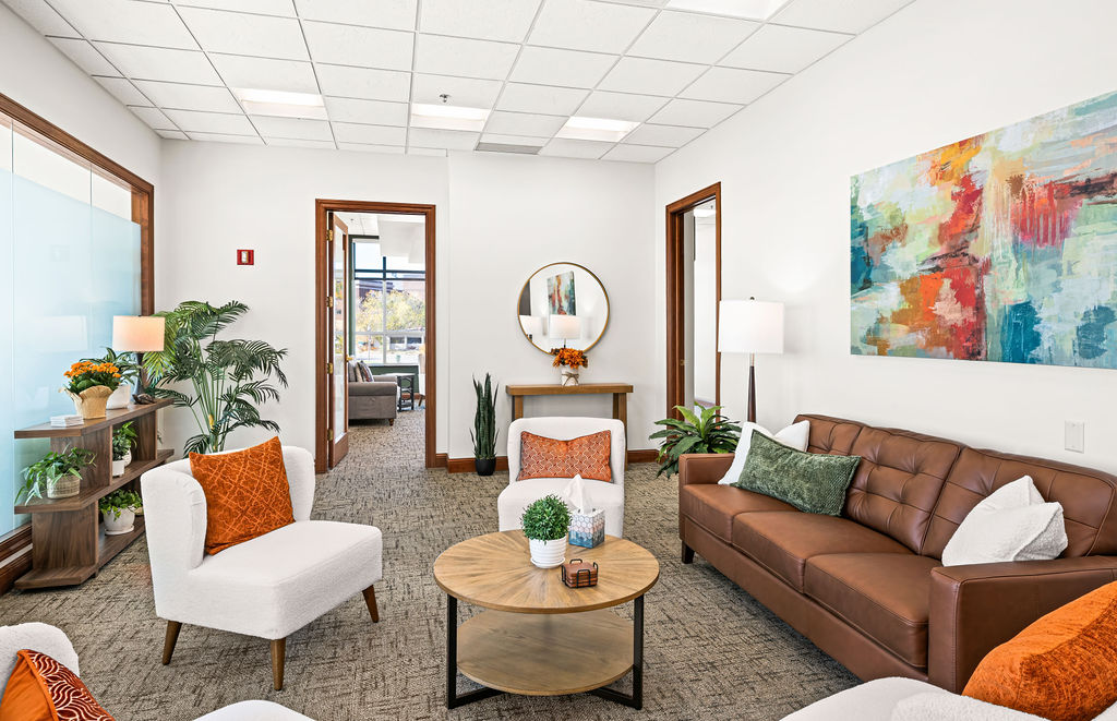 Comfortable therapy room